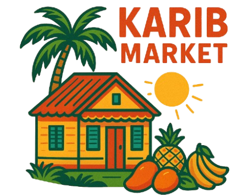 logo boutique en ligne de produit des caraïbes Karib Market