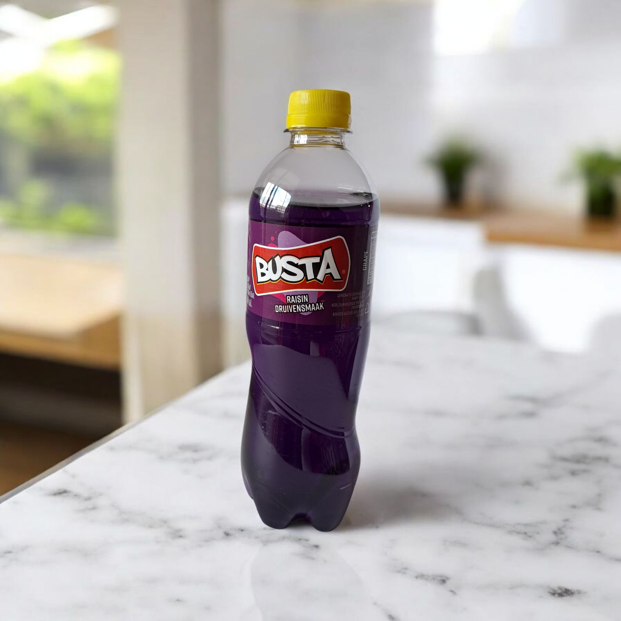Busta Grape soda karib market